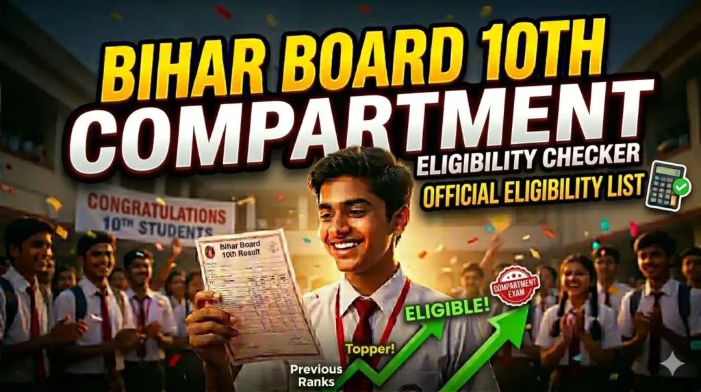 Bihar Board 10th Compartment Eligibility Checker