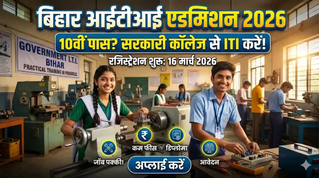 Bihar ITI Admission 2026 Apply Online Form