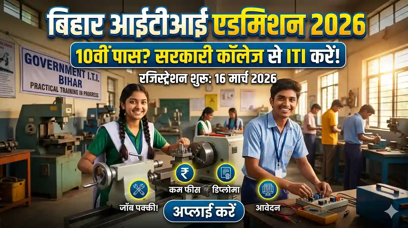 Bihar ITI Admission 2026 Apply Online Form