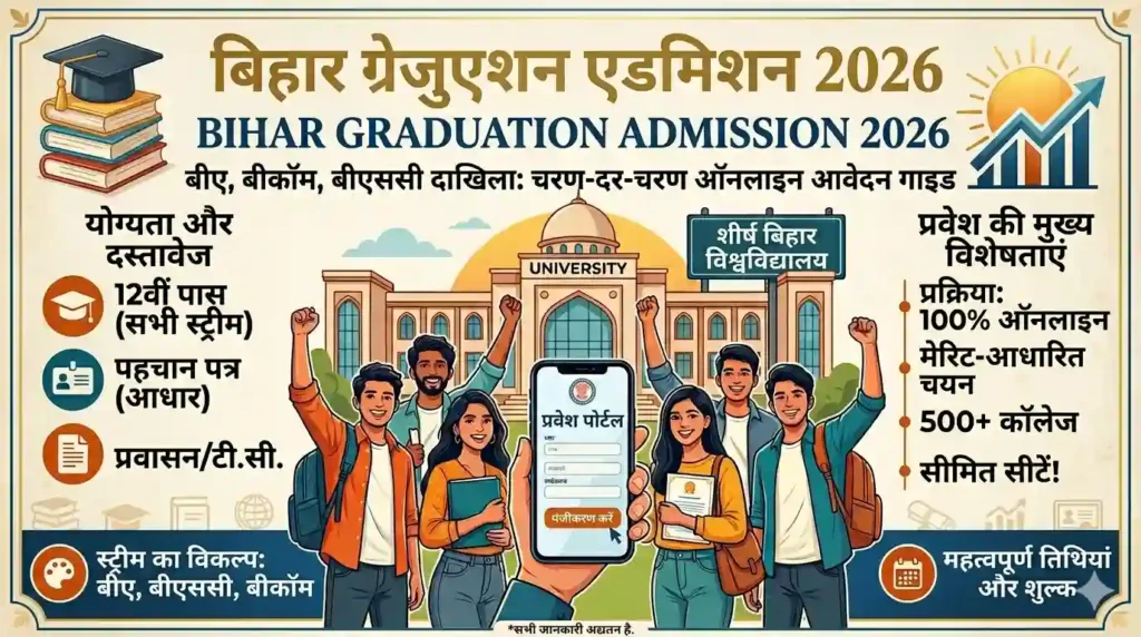 Bihar Graduation Admission 2026 Apply Online